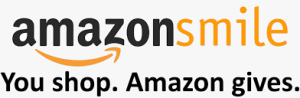 AmazonSmile logo with the text "You shop. Amazon gives." highlighting alumni benefits.