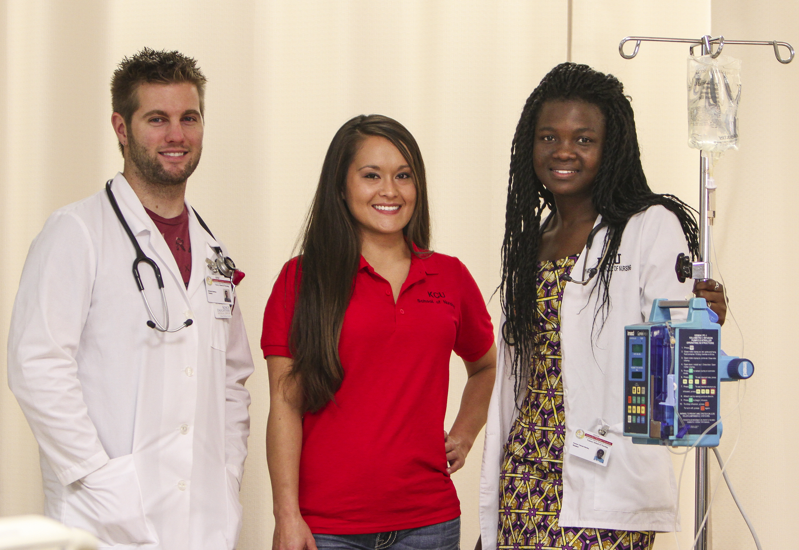 3 student swith IV pole IMG_2076